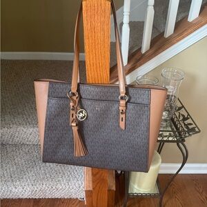 Michael Kors Brown Signature Tote